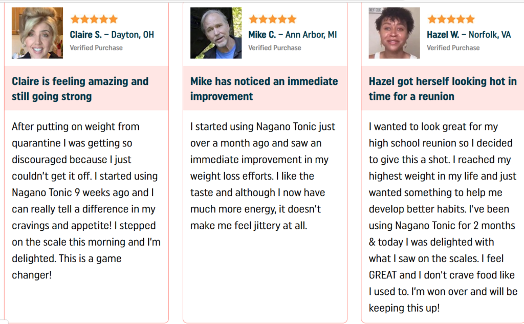 Nagano Tonic Reviews